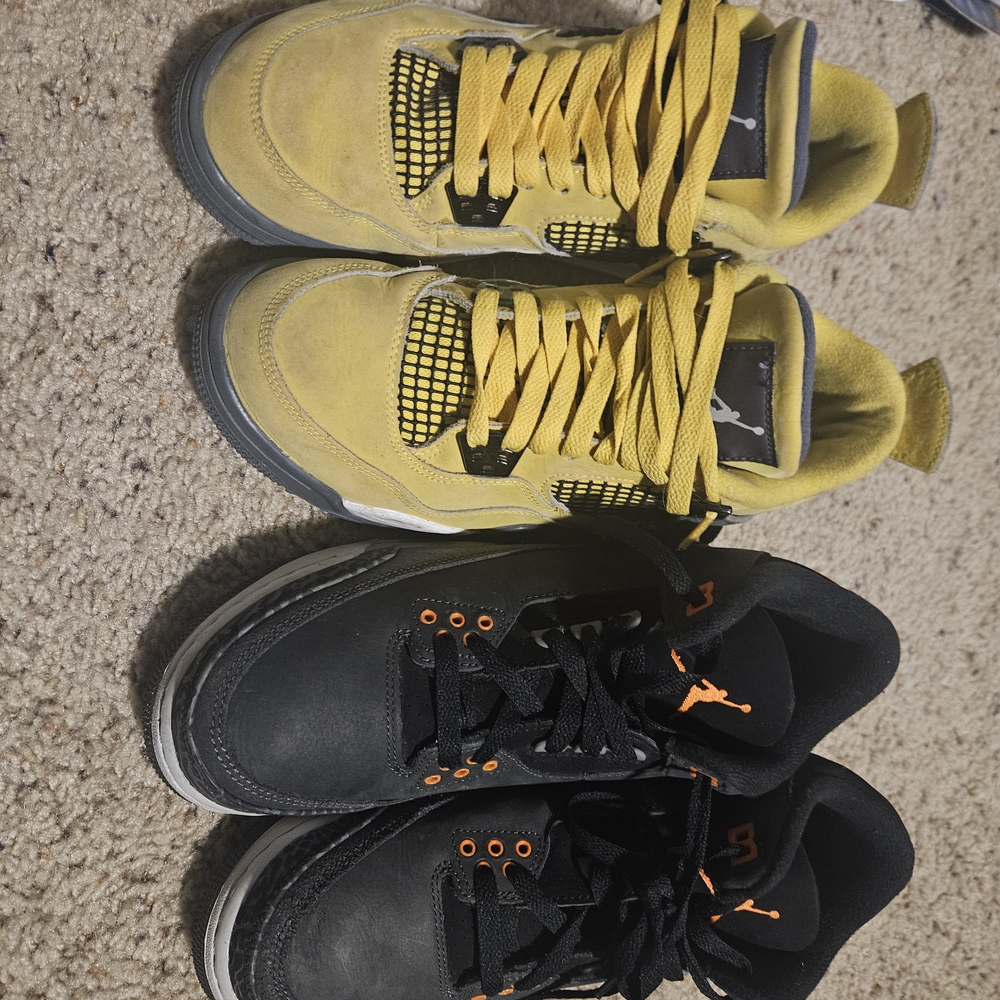 Jordan Kids Sneakers - Yellow and Black